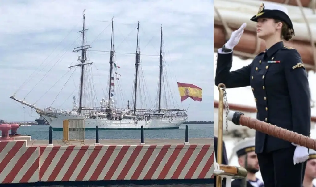 Imagen ¿Cuánto costó el buque Elcano en el que está la princesa Leonor? ¿Vendrá a Veracruz?