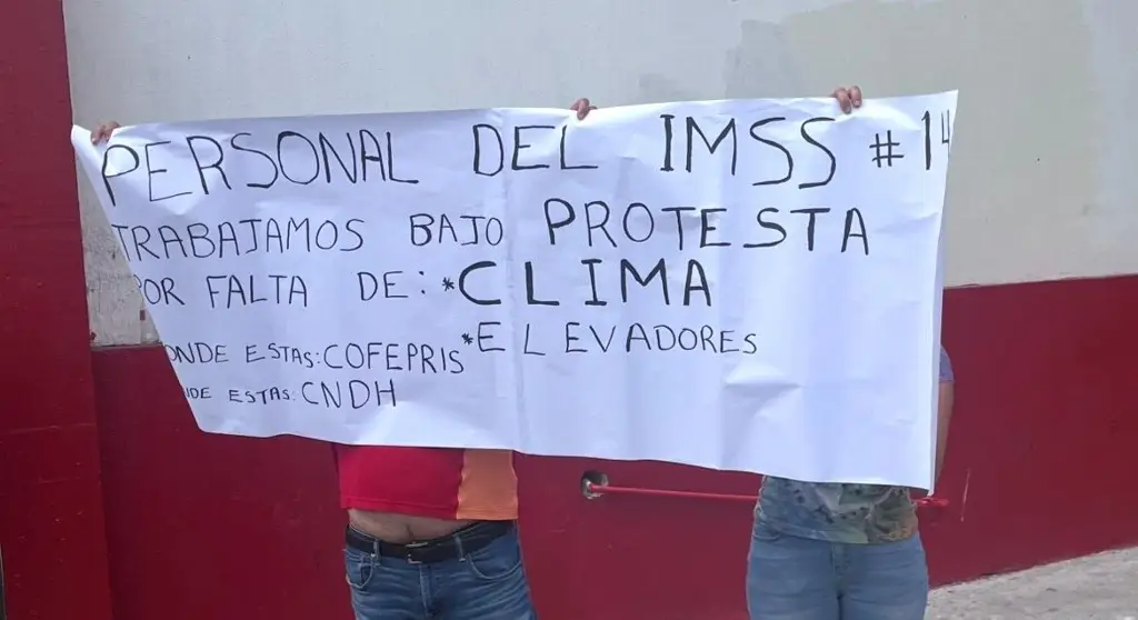 Imagen Trabajadores del IMSS son amenazados tras intentar manifestarse contra las pésimas condiciones en las que se encuentran laborando