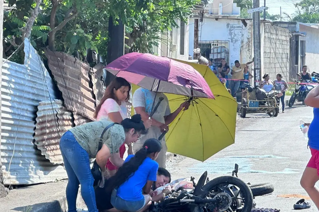Imagen Deja un muerto fatal accidente en colonia de Boca del Río; hay un herido de gravedad