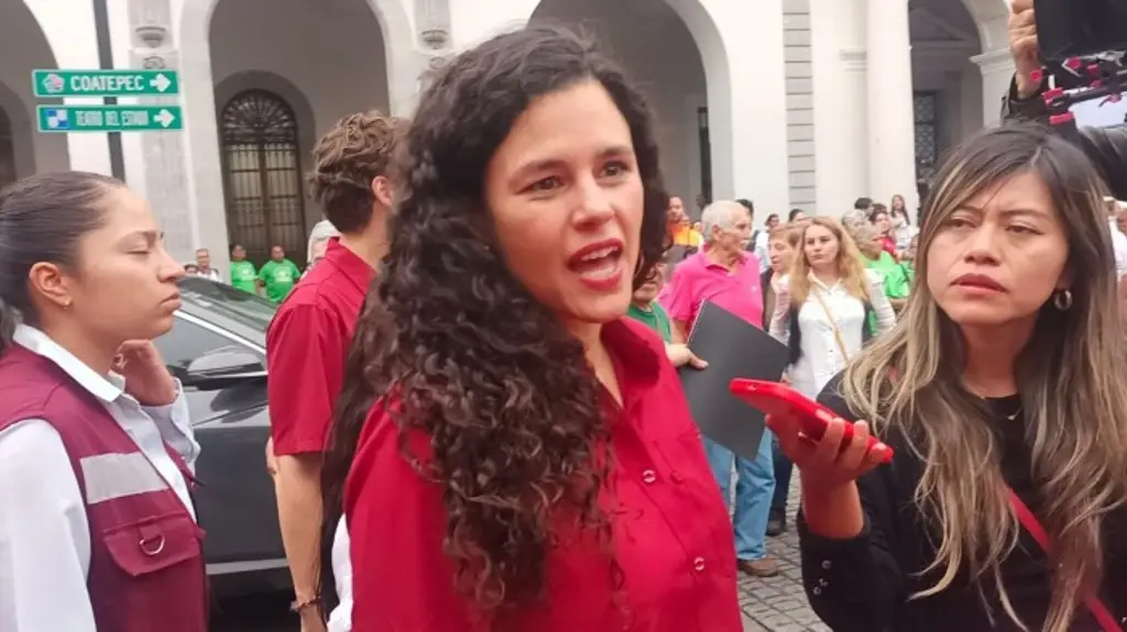 Imagen Desde Xalapa, Luisa María Alcalde niega ruptura con liderazgos del Partido Verde 