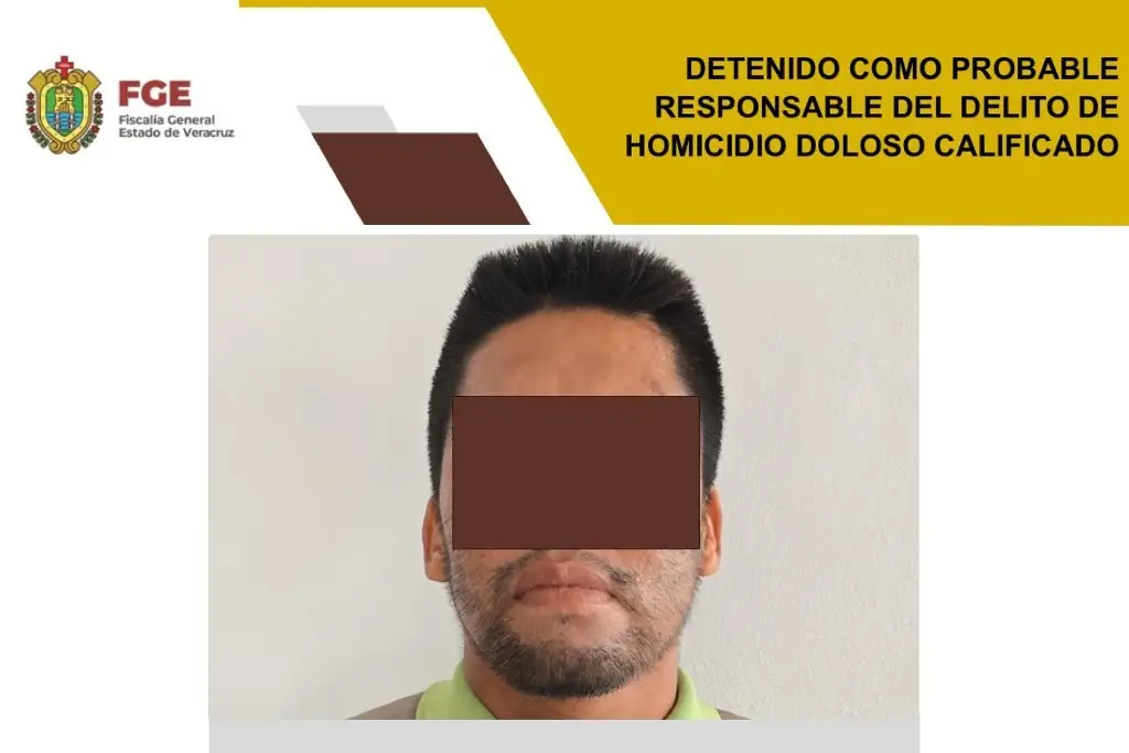Imagen Lo detienen por presunto homicidio doloso calificado al norte de Veracruz 