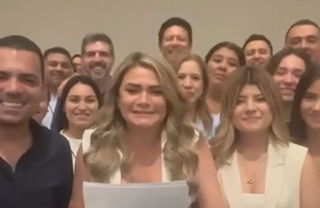 Imagen Maryjose Gamboa se declara ganadora a la presidencia municipal de Boca del Río 