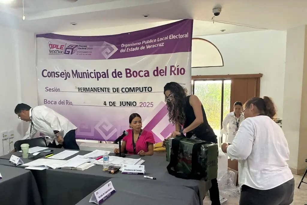 Imagen Así el avance del cómputo de elección para alcaldía de Boca del Río