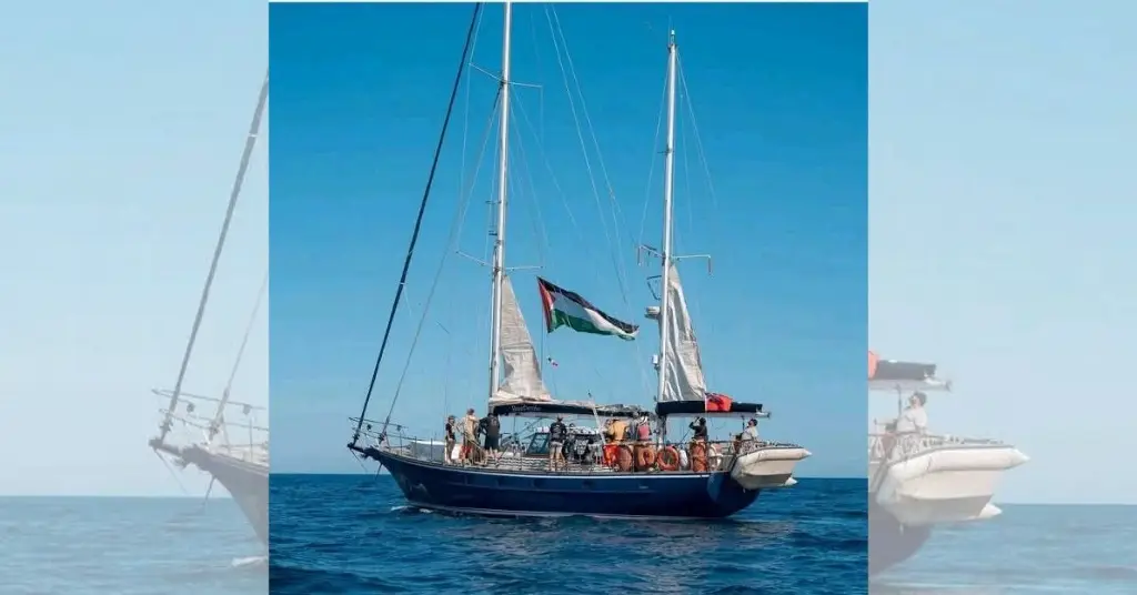 Imagen 'No nos importa que Israel mande todo su ejército': barco de la Flotilla de la Libertad donde va Greta Thunberg