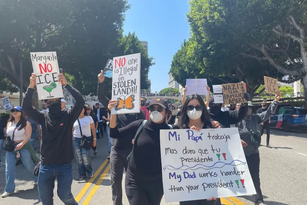 Imagen Hay 42 mexicanos detenidos tras redadas en Los Ángeles, California: SRE