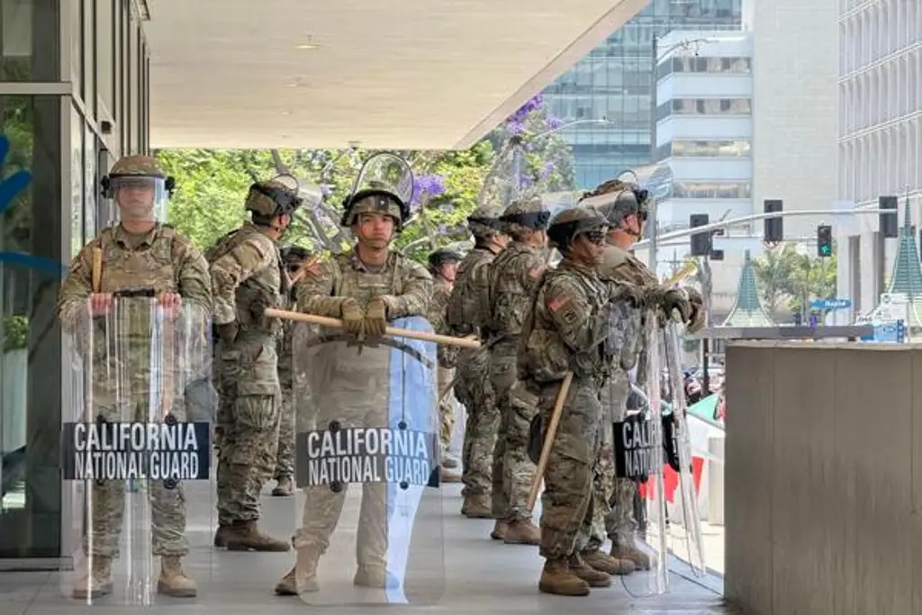 Imagen Por protestas, gobierno de EU despliega a 700 marines de Guardia Nacional en Los Ángeles