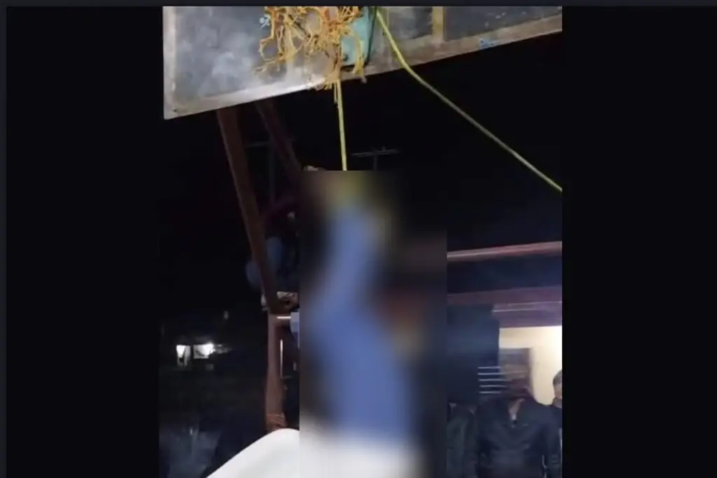 Imagen Fue colgado sin pantalones tras ser acusado de presunto abuso a mujer en Chiapas