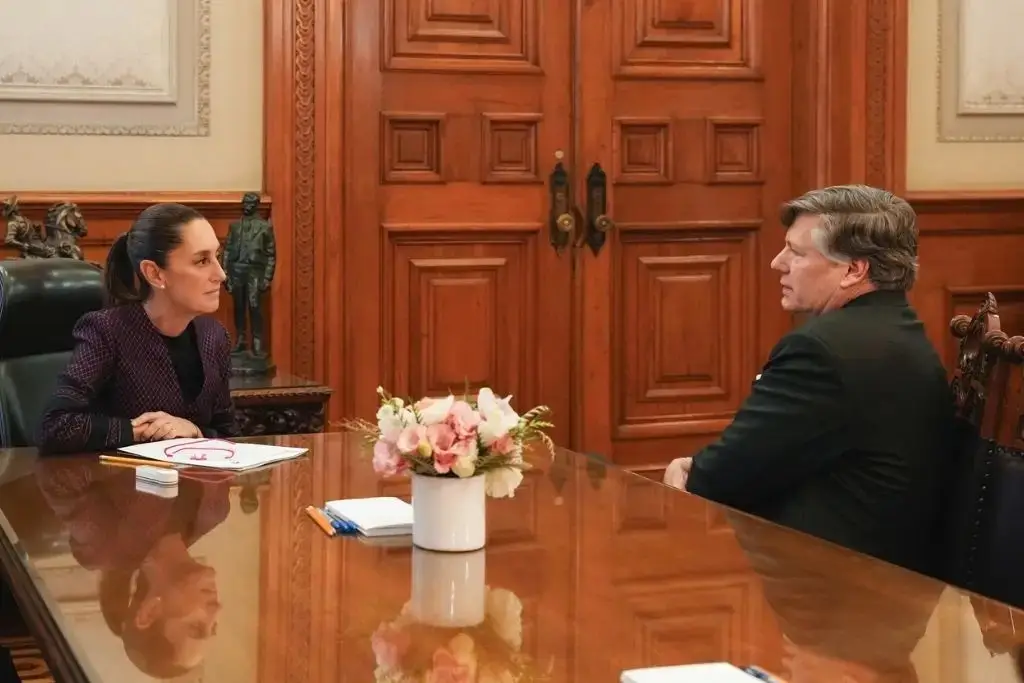 Imagen Sheinbaum le expresó su desacuerdo a Landau sobre redadas contra migrantes