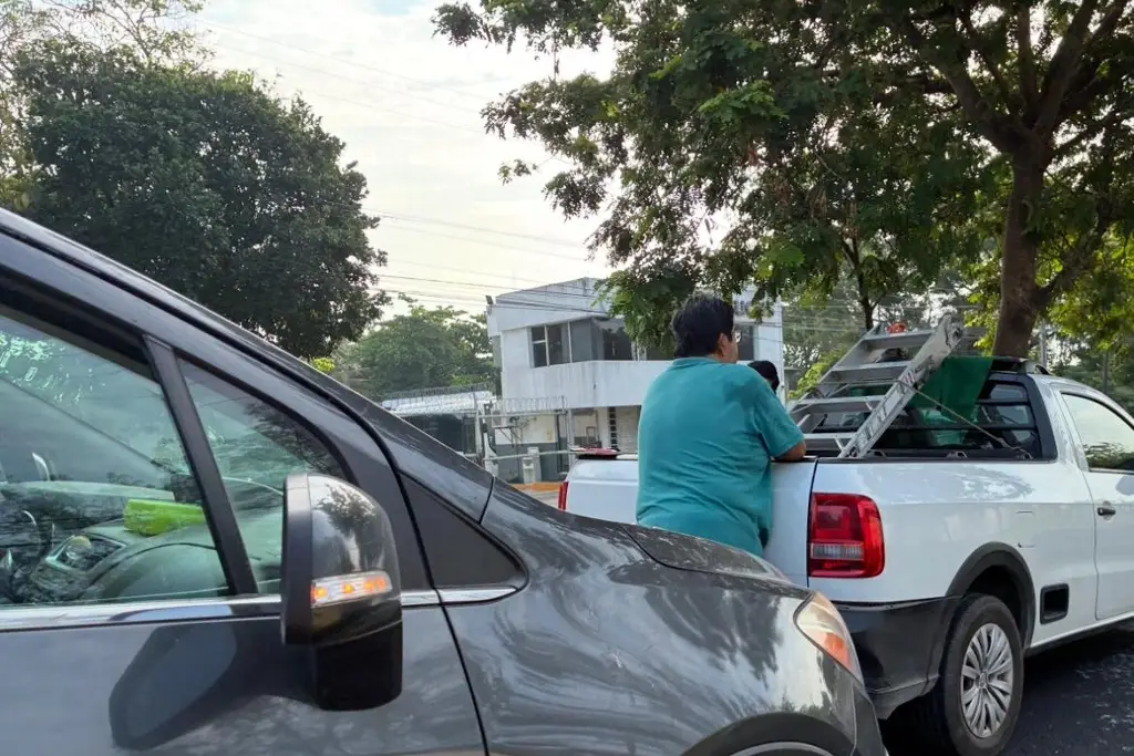 Imagen Choque genera circulación lenta en carretera Veracruz-Xalapa 