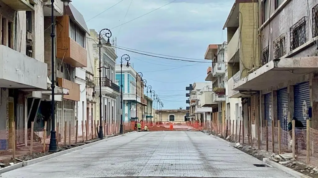 Imagen Este el avance en obras de Independencia y 5 de Mayo en Veracruz