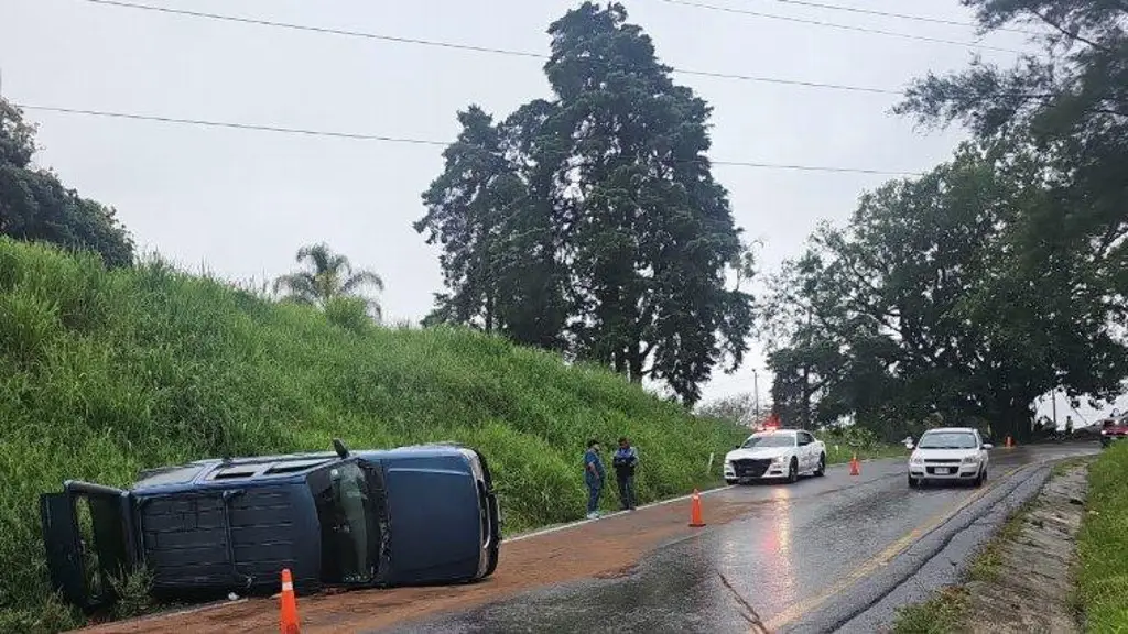 Imagen Cierre por accidente en esta autopista de Veracruz. Precaución 