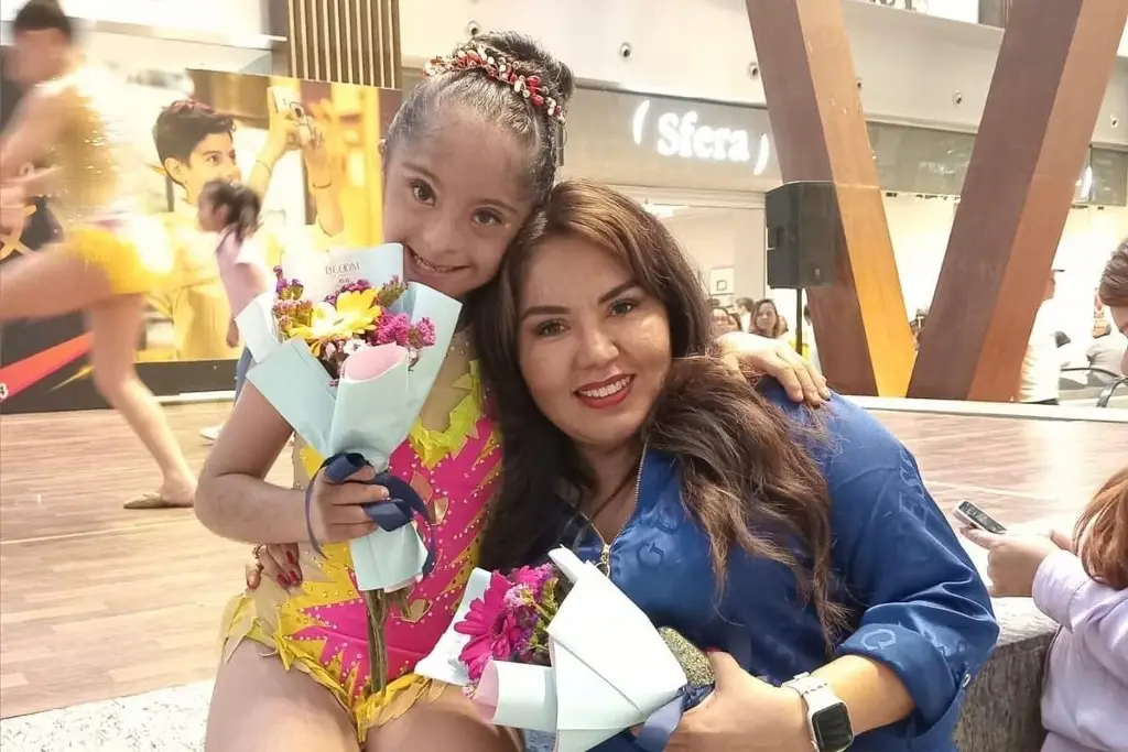 Imagen Zoe, niña gimnasta de Veracruz, va al Panamericano de Síndrome de Down; busca pasar al mundial