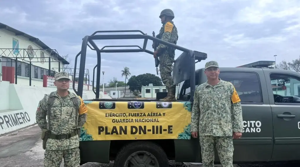 Imagen Elementos del Ejercito Mexicano se encuentran atentos ante la temporada de lluvias con el Plan DNIII