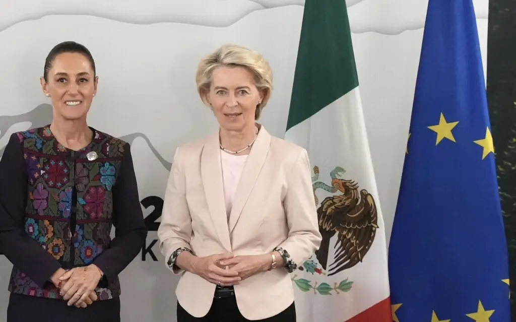 Imagen Sheinbaum conversa con presidenta de la Comunidad Europea sobre tratado comercial