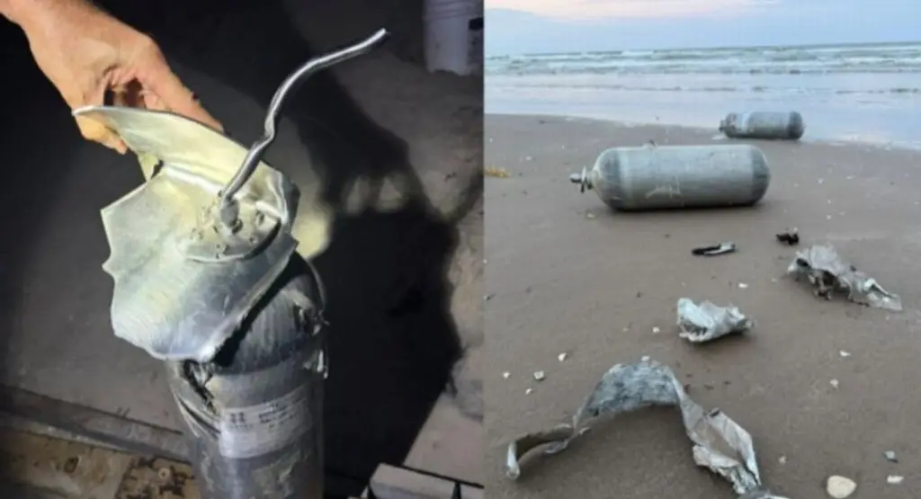 Imagen Contaminan playa desechos de experimento fallido de SpaceX, las empresa de Elon Musk