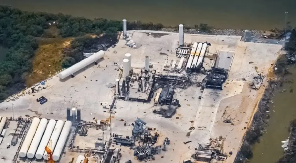 Imagen Explota nave de SpaceX cerca de México y contamina el Río Bravo