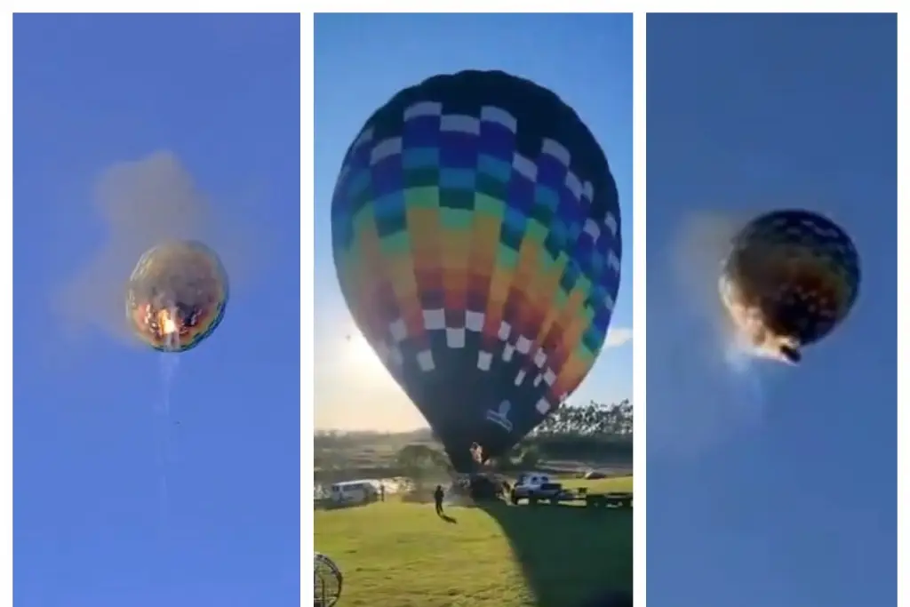 Imagen Al menos 8 muertos deja caída de globo aerostático en Brasil (+Video)