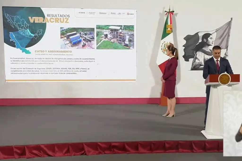 Imagen García Harfuch destaca aseguramiento de refinería clandestina en Coatzacoalcos