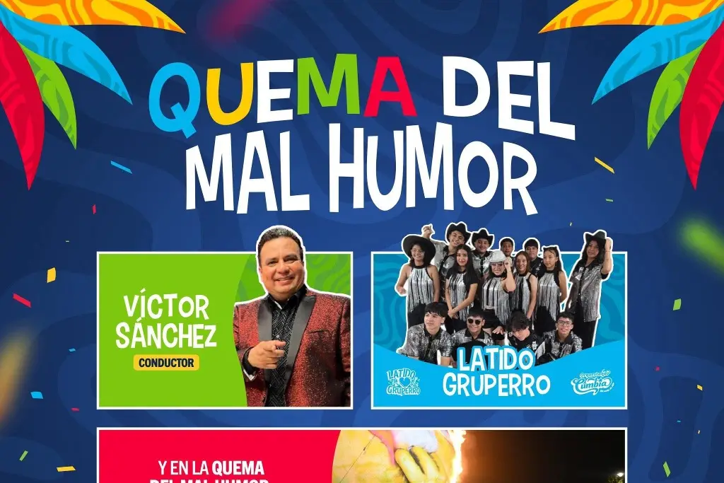 Imagen Esta es la agenda para el primer día del Carnaval de Veracruz 2025