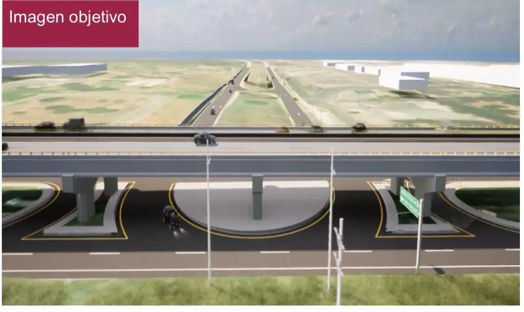 Imagen Dan fecha de inicio de Distribuidor Vial de Acceso al Puerto de Veracruz; en esto consistirá la obra