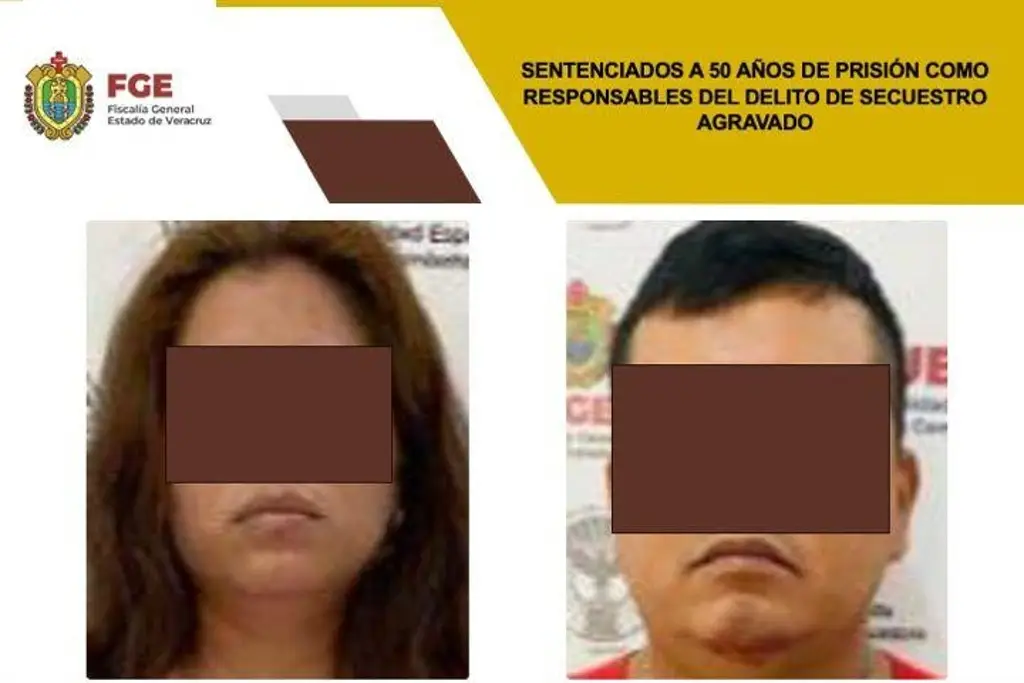 Imagen Sentencia a 50 años a dos personas por secuestro al sur de Veracruz
