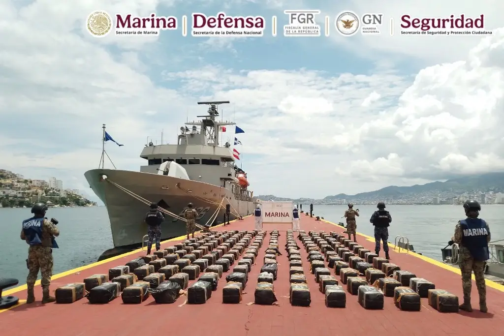 Imagen Aseguran submarino con más de 3.5 toneladas de cocaína frente a costas de Guerrero