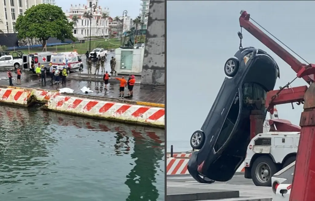 Imagen ¿Cómo fue que un auto cayó al mar en Veracruz y murió una pareja? Esto cuentan testigos 