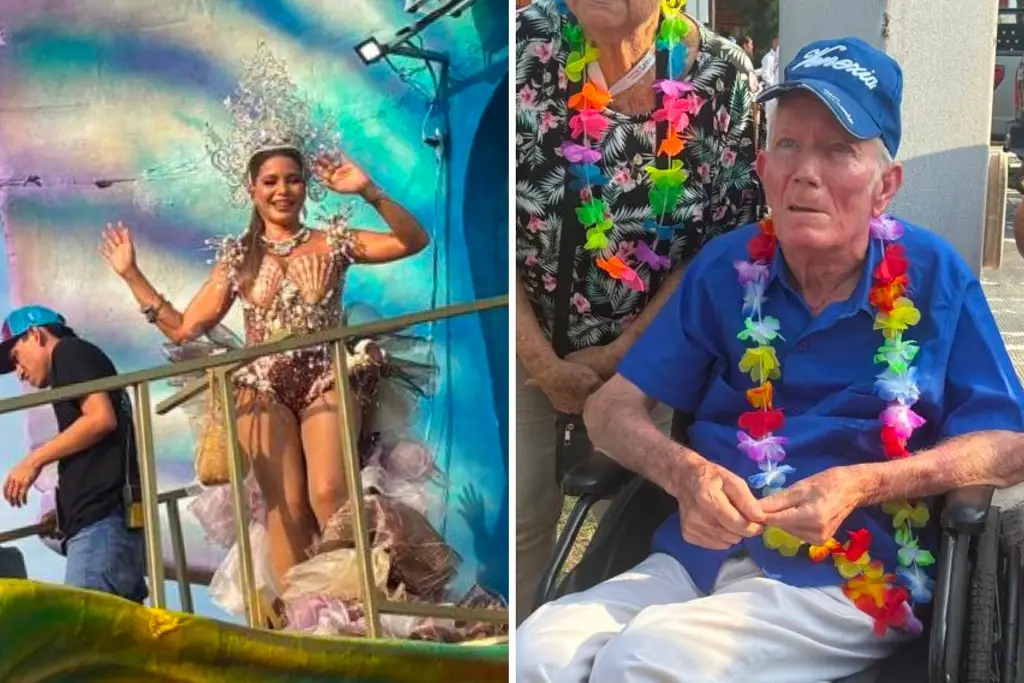 Imagen El padre de Adriana Fonseca acude a desfile del Carnaval a verla 