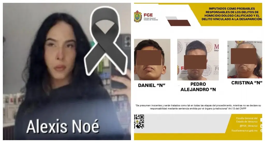 Imagen Presuntos homicidas de Alexis Noé se quedan en prisión preventiva
