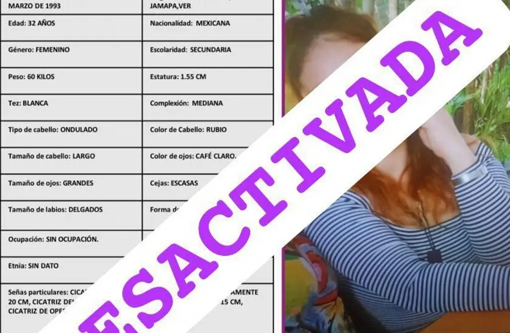 Imagen Localizan a mujer desaparecida en Veracruz