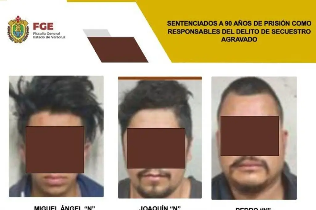 Imagen Los sentencian a 90 años de prisión por el delito de secuestro 