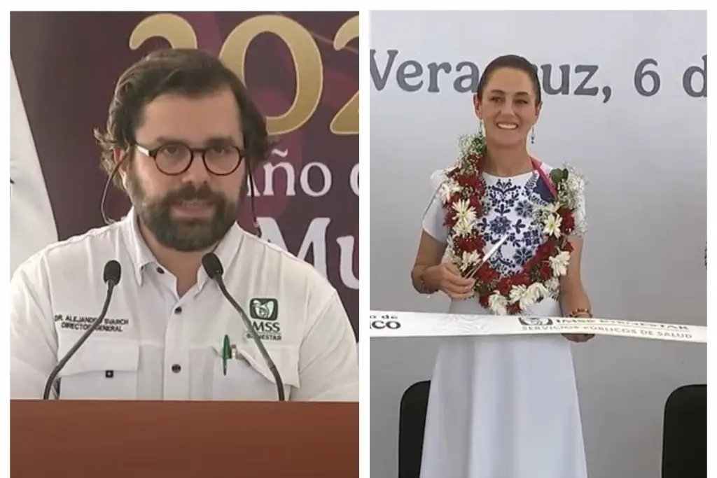 Imagen Sheinbaum y Alejandro Svarch anuncia inversión en hospitales y obras para Veracruz