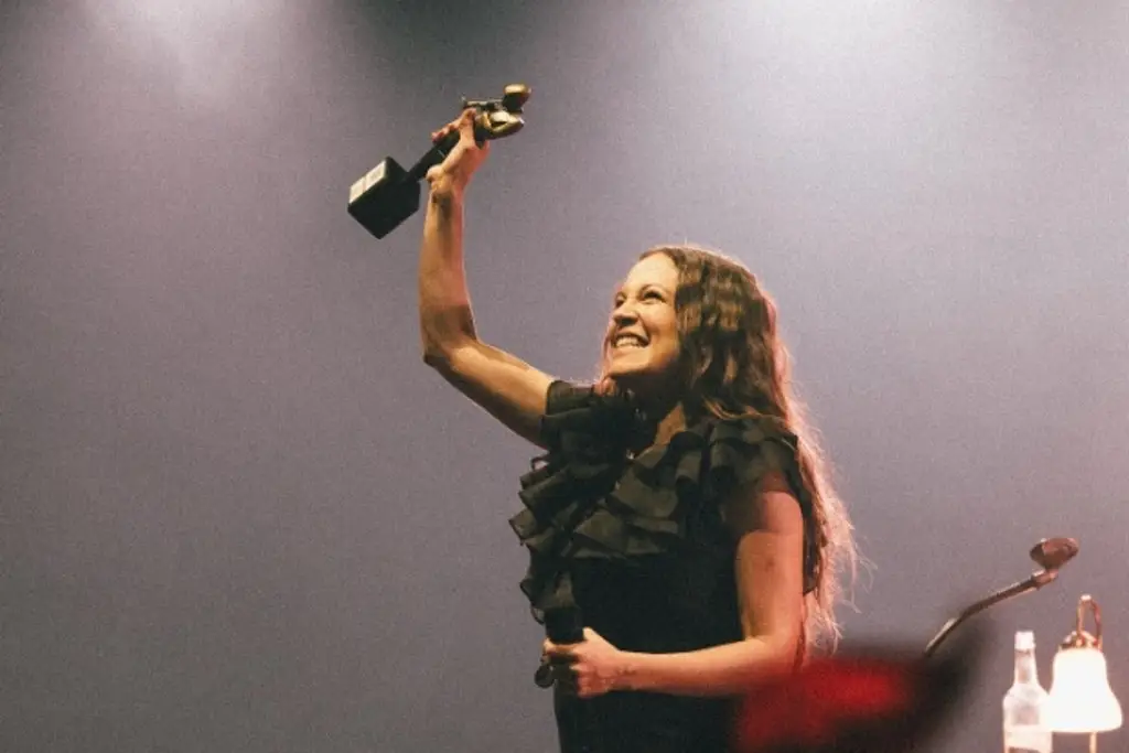 Imagen La veracruzana Natalia Lafourcade recibe premio en España por su trabajo en la musica