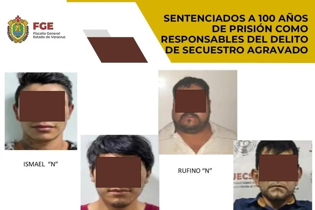 Imagen Los sentencian a 100 años de prisión por el delito de secuestro agravado 