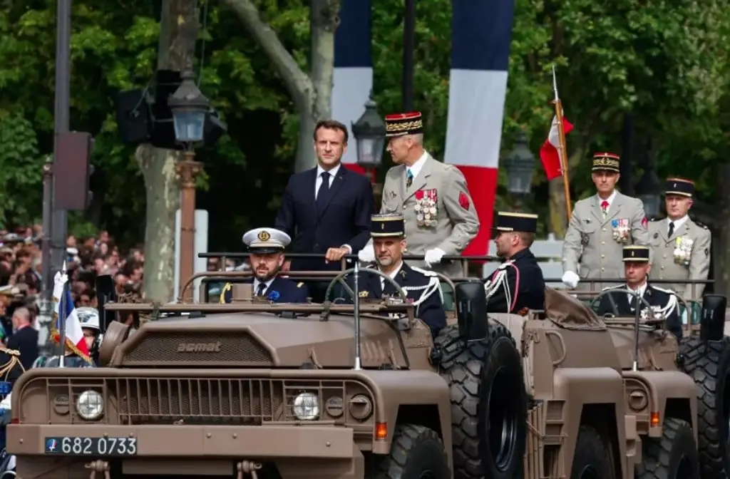 Imagen Así celebró Francia el Día de la Bastilla con desfile y espectáculo de drones (+Video)