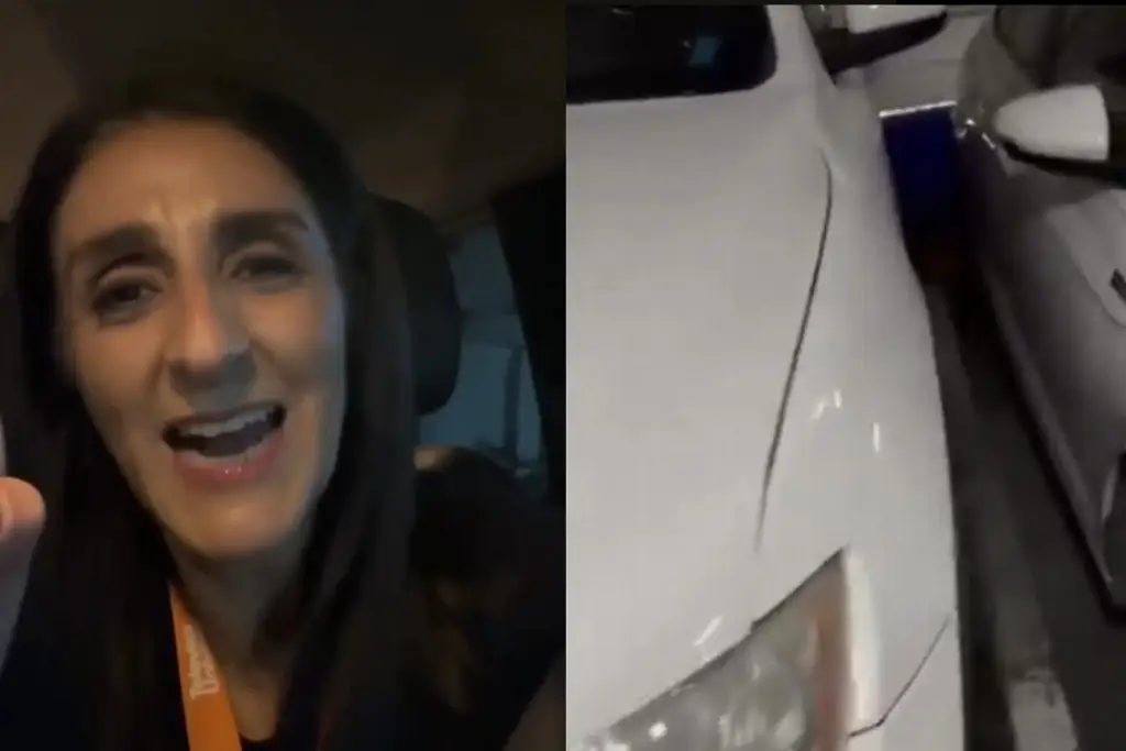 Así encerraron a la actriz Bárbara Torres en estacionamiento (+Video)