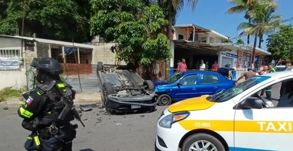 Imagen Se registra fuerte carambola en Córdoba, Veracruz; hay 2 menores lesionados 