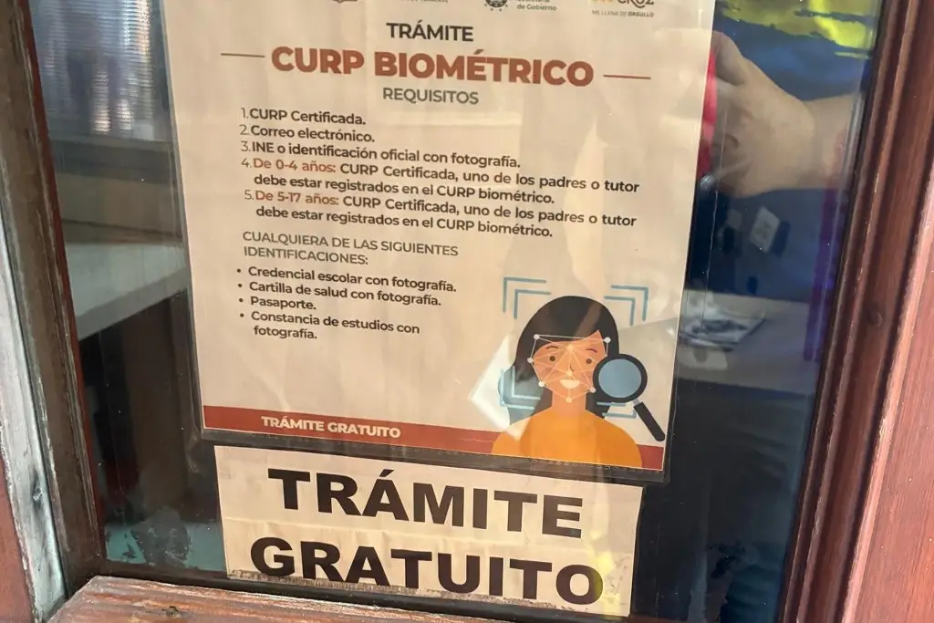 Imagen Estos son los requisitos, detalles y horarios para tramitar la CURP biométrica en Veracruz