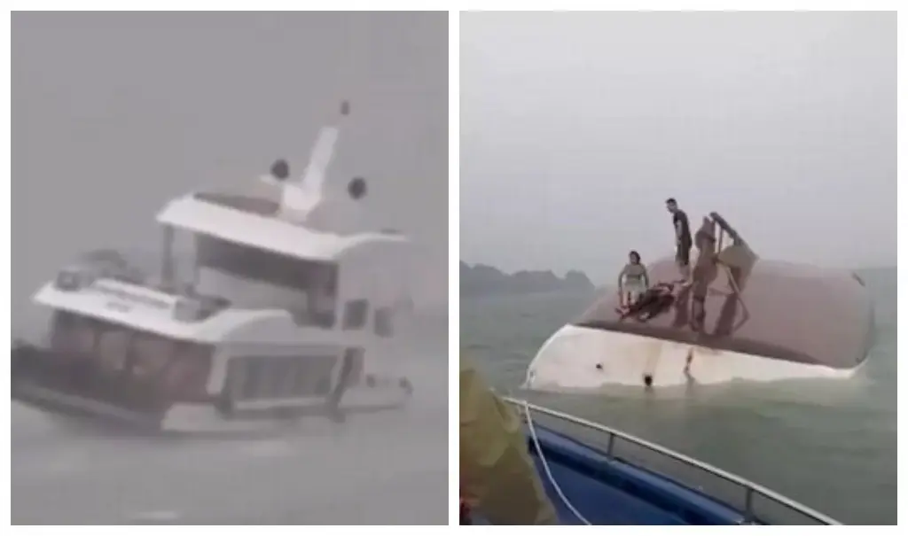 Imagen Mueren 34 personas por naufragio de barco turístico en Vietnam (+Video)