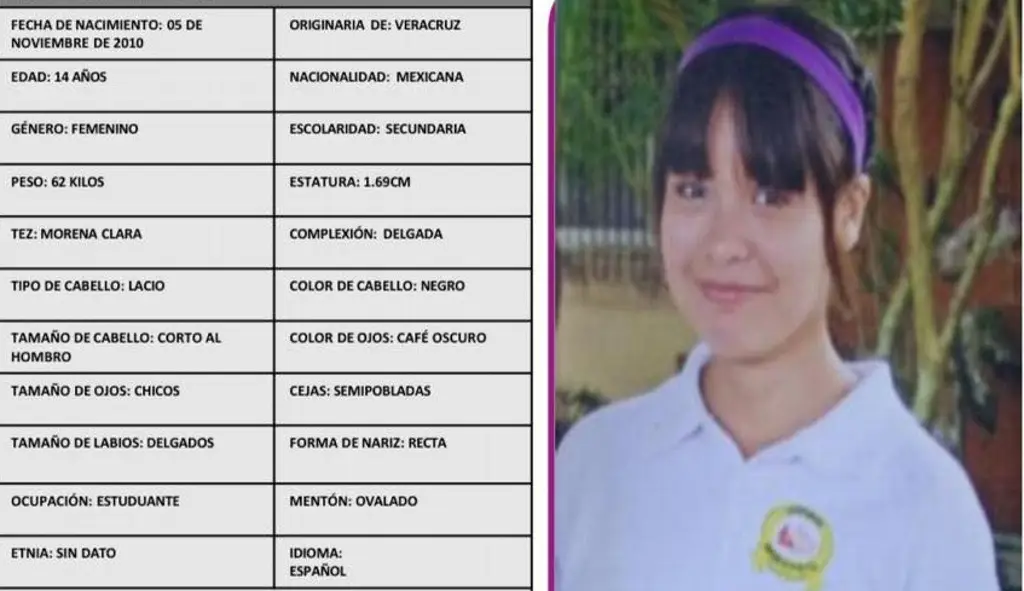Imagen Desaparece menor de 14 años en Boca del Río, Veracruz
