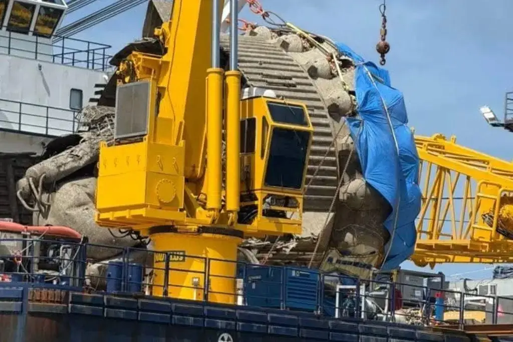 Imagen Plataforma de SpaceX fue retirada del Golfo de México por incumplir permisos: Marina