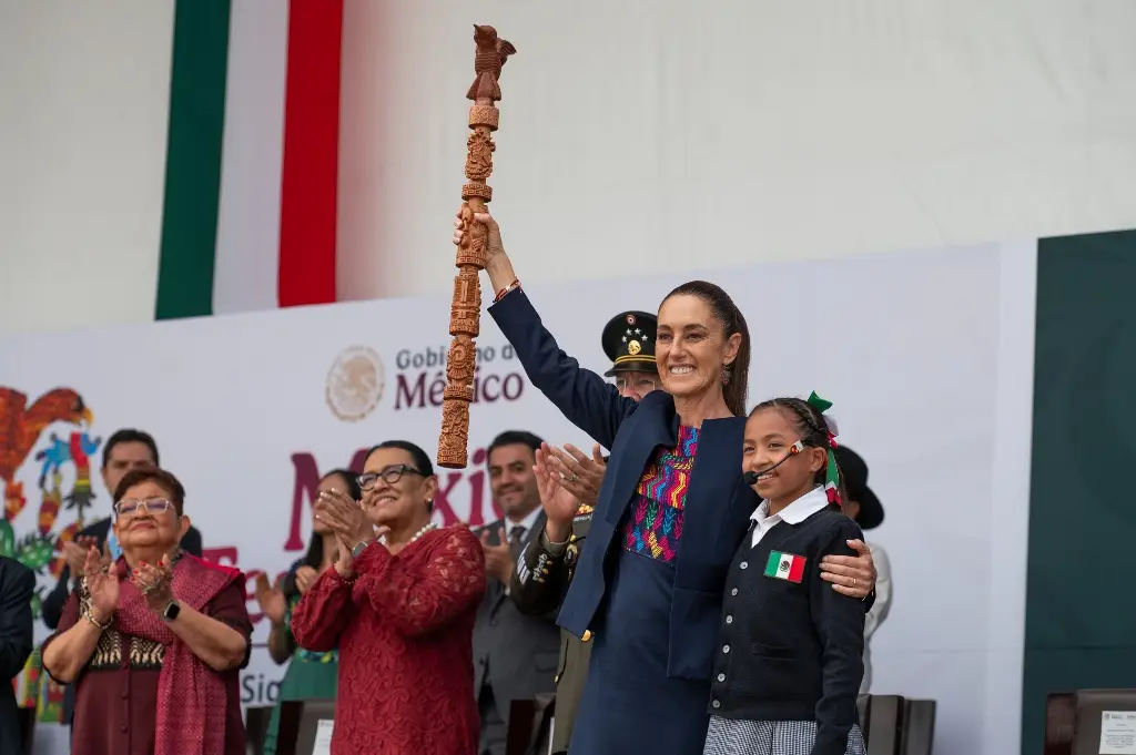Imagen Sheinbaum conmemora 700 años de fundación de México-Tenochtitlan
