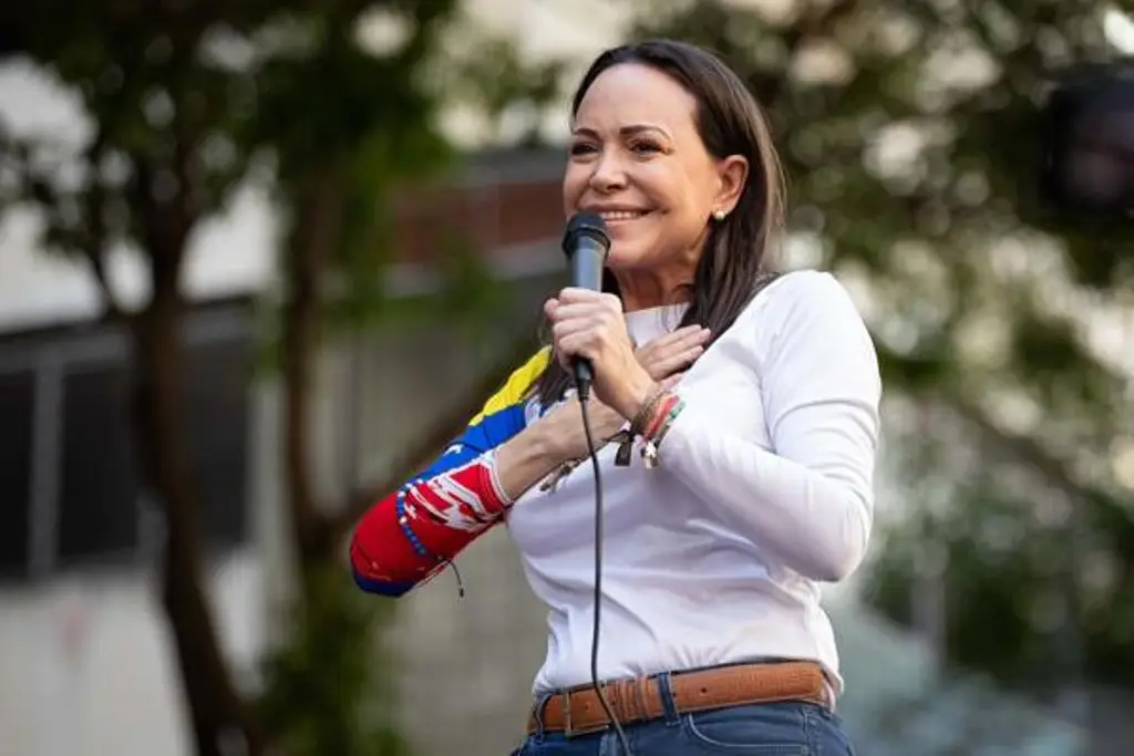 Imagen Machado promete la libertad de Venezuela como 'golpe histórico' contra crimen organizado