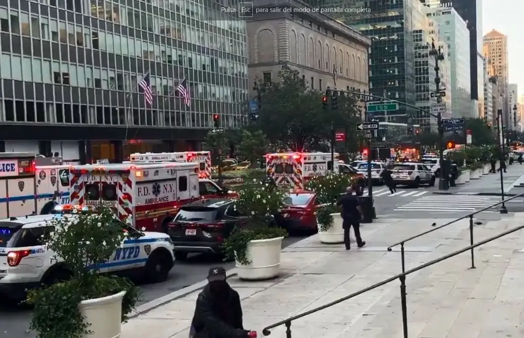 Imagen Al menos tres heridos, incluido un policía, por tiroteo en Nueva York