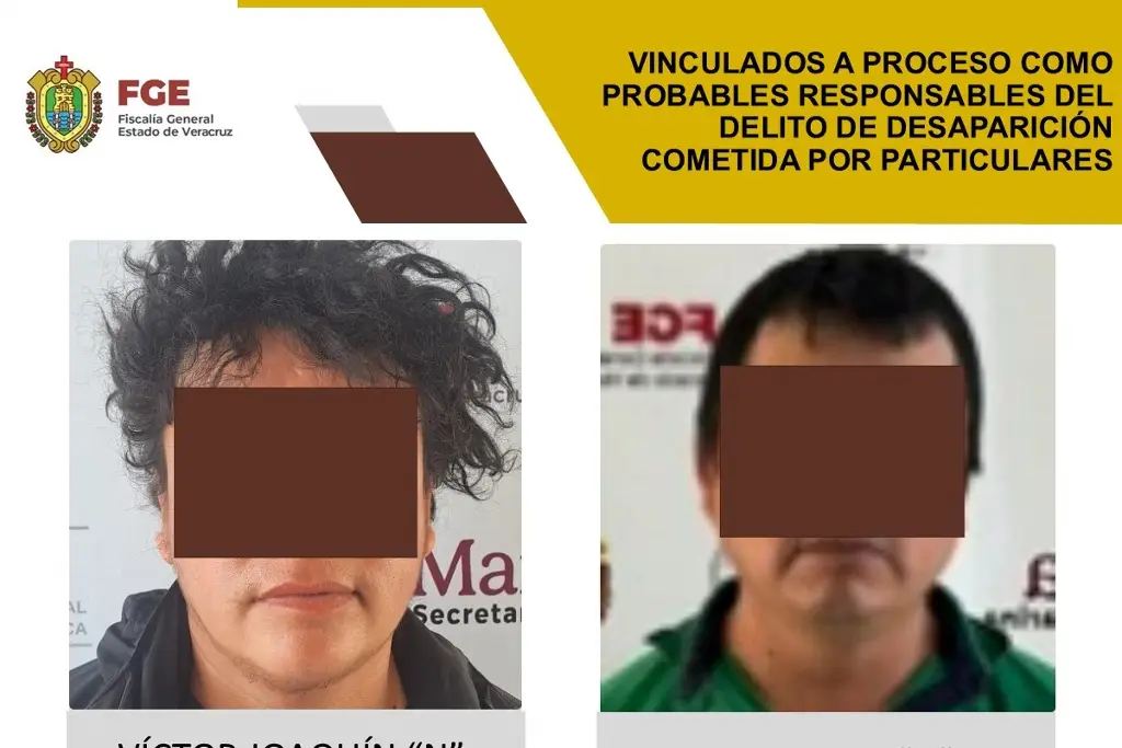 Imagen Los vinculan a proceso por presunta desaparición de persona en Coatepec, Veracruz 