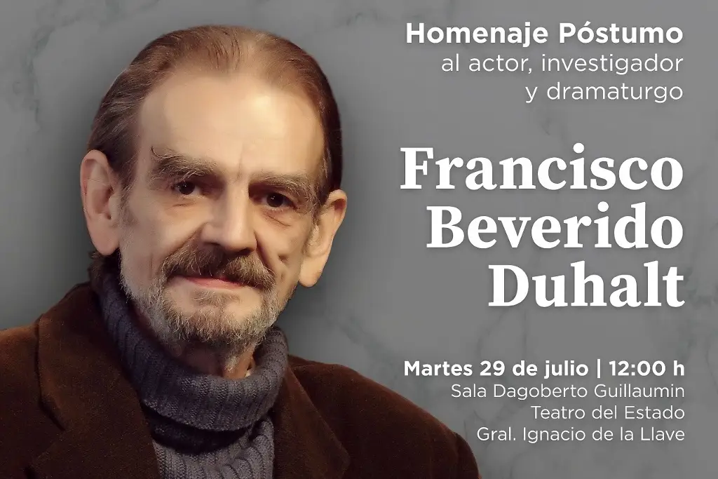 Imagen Realizarán homenaje a Paco Beverido, figura clave de las artes escénicas