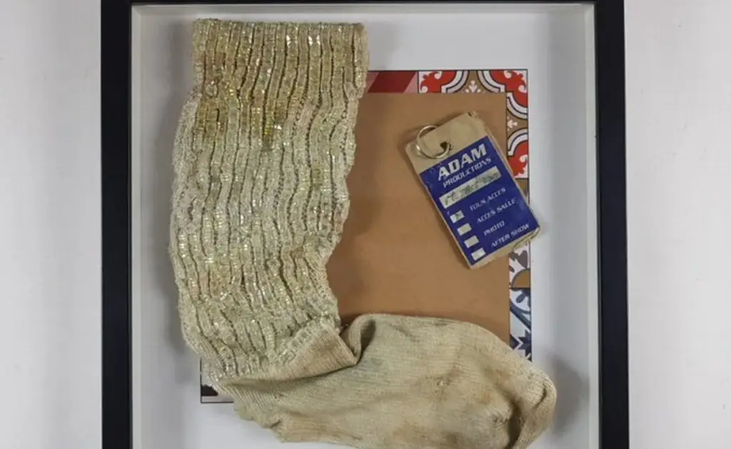 Imagen Venden calcetín de Michael Jackson usado en 1997 en esta cantidad