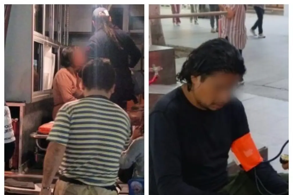 Imagen Dan atención mujer con crisis nerviosa y hombre que sufrió convulsiones en el puerto de Veracruz