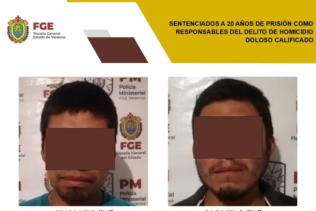 Imagen Los sentencian a 20 años de cárcel por asesinato al norte de Veracruz 