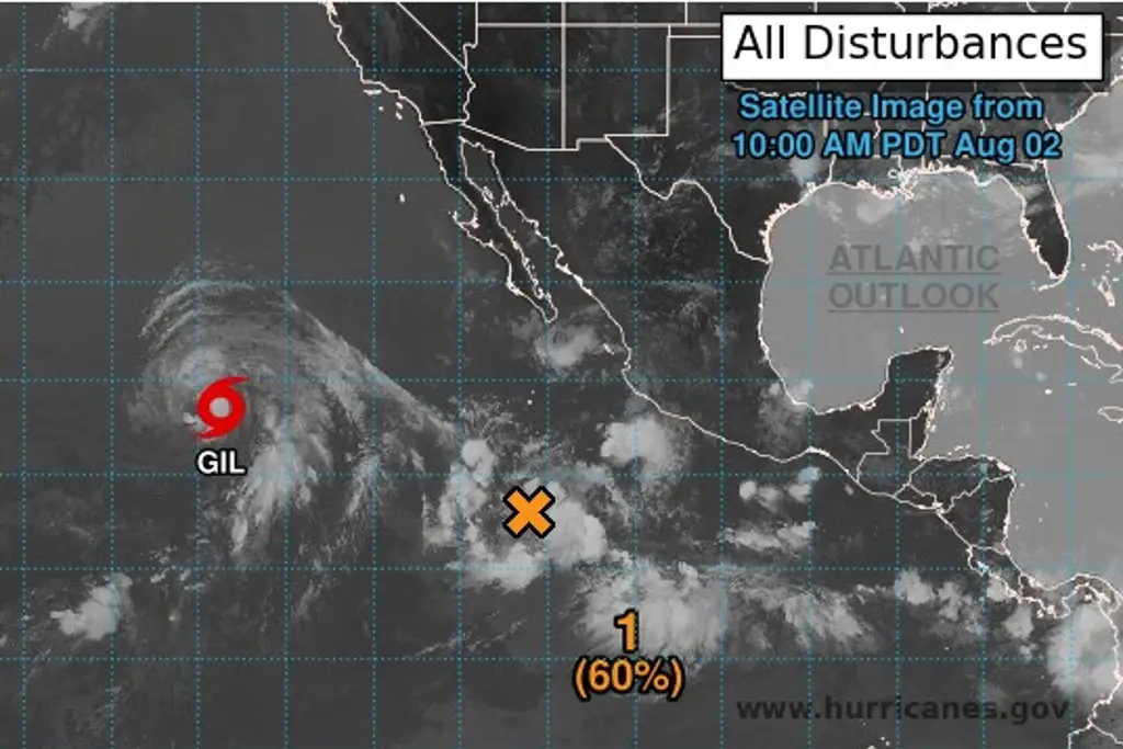 Imagen Huracán Gil se degrada a tormenta tropical y se aleja del país